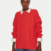 STAUD Пуловер Tracy R24P3117CA Червен Oversize за Жени цена