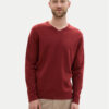 Tom Tailor Пуловер 1039806 Червен Regular Fit за Мъже цена