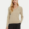 Tommy Hilfiger Пуловер WW0WW40098 Бежов Regular Fit за Жени цена