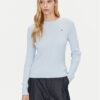 Tommy Hilfiger Пуловер WW0WW44993 Светлосиньо Regular Fit за Жени цена