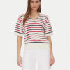 Tommy Hilfiger Пуловер Mini Stp Co Open Polo Ss Swt WW0WW45400 Цветен Regular Fit за Жени цена