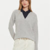 Tommy Hilfiger Пуловер WW0WW43101 Сив Relaxed Fit за Жени цена