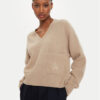 Tommy Hilfiger Пуловер Script Soft WW0WW42149 Бежов Relaxed Fit за Жени цена