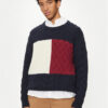 Tommy Hilfiger Пуловер MW0MW36546 Тъмносин Regular Fit за Мъже цена