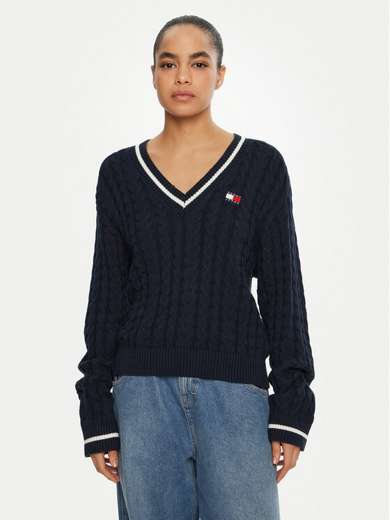 Пуловер Tommy Jeans за Жени цена