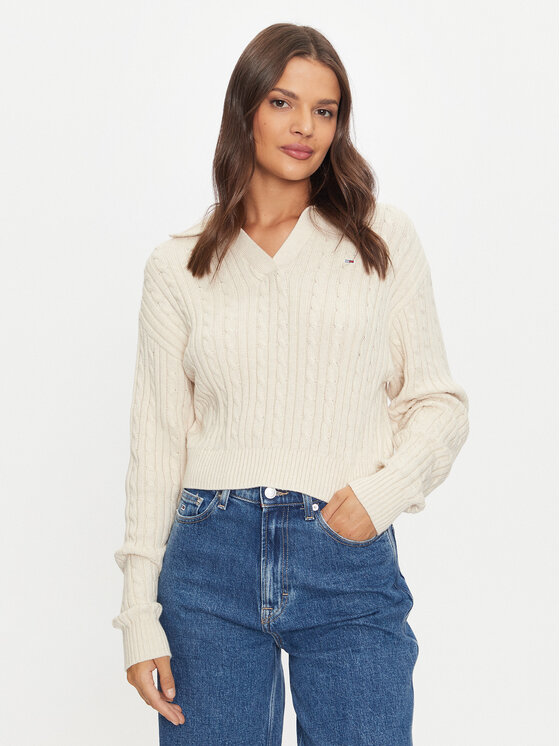 Пуловер Tommy Jeans за Жени цена