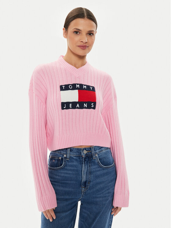 Пуловер Tommy Jeans за Жени цена