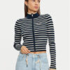 Tommy Jeans Пуловер DW0DW19835 Тъмносин Slim Fit за Жени цена