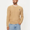 Tommy Jeans Пуловер DM0DM19440 Бежов Regular Fit за Мъже цена
