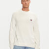 Tommy Jeans Пуловер Badge DM0DM20706 Бял Regular Fit за Мъже цена