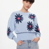 United Colors Of Benetton Пуловер 1194E108Y Светлосиньо Regular Fit за Жени цена