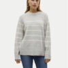 Vero Moda Пуловер Flawless 10320487 Сив Loose Fit за Жени цена