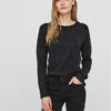 Vero Moda Пуловер Doffy 10201022 Черен Regular Fit за Жени цена