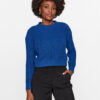Vero Moda Пуловер 10291736 Син Regular Fit за Жени цена