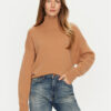 ViCOLO Пуловер 77011S Кафяв Regular Fit за Жени цена
