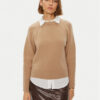 Weekend Max Mara Пуловер 2425366162 Бежов Regular Fit за Жени цена