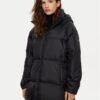 4F Пухено яке 4FWAW24TDJAF466 Черен Loose Fit за Жени цена