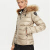 Blauer Пухено яке 24WBLDC03038 Бежов Regular Fit за Жени цена