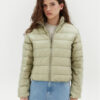 Calvin Klein Jeans Пухено яке J20J224698 Бежов Regular Fit за Жени цена