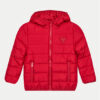 Guess Пухено яке H4BT03 WCFM0 Червен Regular Fit за Бебета цена