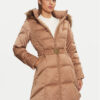 Guess Пухено яке New Olga W4BL40 WEX52 Бежов Regular Fit за Жени цена