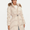 Guess Пухено яке New Olga W4BL40 WEX52 Бежов Regular Fit за Жени цена