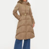 Guess Пухено яке New Olga W4BL41 WEX52 Бежов Regular Fit за Жени цена