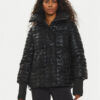 Guess Пухено яке Melie W4BL57 WGL40 Черен Regular Fit за Жени цена