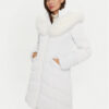Guess Пухено яке New Oxana W4BL61 WGLZ0 Бял Regular Fit за Жени цена