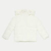 Guess Пухено яке K4BL01 WGIW0 Екрю Regular Fit за Момичета цена