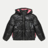Guess Пухено яке J4BL10 WEYO0 Черен Relaxed Fit за Момичета цена