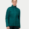 Jack Wolfskin Пухено яке Pilvi 1207761 Зелен Regular Fit за Жени цена