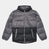Quiksilver Пухено яке Wolfs EQBJK03277 Сив Regular Fit цвят на ниска цена