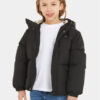 Tommy Hilfiger Пухено яке KS0KS00488 Черен Relaxed Fit за Бебета цена