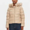 Tommy Hilfiger Пухено яке WW0WW43520 Бежов Regular Fit за Жени цена
