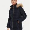 Tommy Hilfiger Пухено яке WW0WW43600 Тъмносин Regular Fit за Жени цена