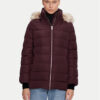 Tommy Hilfiger Пухено яке WW0WW43600 Виолетов Regular Fit за Жени цена