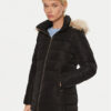 Tommy Hilfiger Пухено яке WW0WW43600 Черен Regular Fit цвят на ниска цена