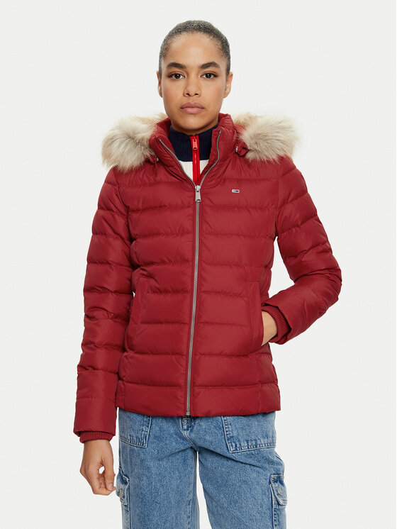 Пухено яке Tommy Jeans за Жени цена