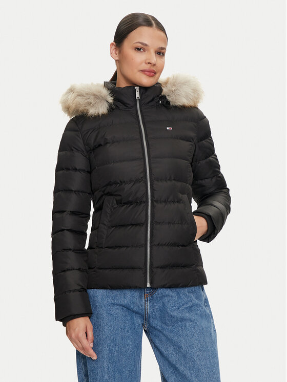 Пухено яке Tommy Jeans за Жени цена