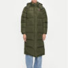 Tommy Jeans Пухено яке Alaska DW0DW18860 Зелен Regular Fit за Жени цена