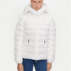 Tommy Jeans Пухено яке DW0DW19926 Бял Regular Fit за Жени цена