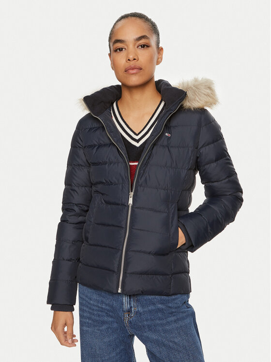 Пухено яке Tommy Jeans за Жени цена