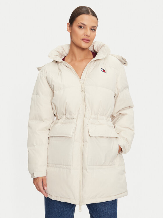 Пухено яке Tommy Jeans за Жени цена