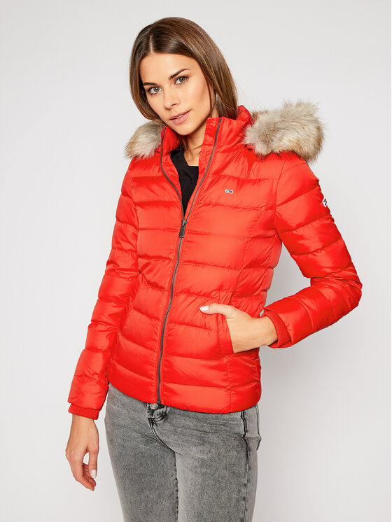 Пухено яке Tommy Jeans за Жени цена