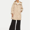 Weekend Max Mara Пухено яке Guelfo 2425496092000 Бежов Regular Fit за Жени цена