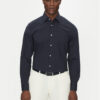 BOSS Риза H-HANK-kent-C3-214 50538949 Тъмносин Slim Fit за Мъже цена