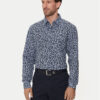 Boss Риза C-Hal-Kent-C1-223 50513648 Тъмносин Casual Fit за Мъже цена