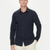 Calvin Klein Риза LV04LB145G Тъмносин Slim Fit за Мъже цена