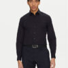 Calvin Klein Риза K10K109509 Тъмносин Slim Fit за Мъже цена